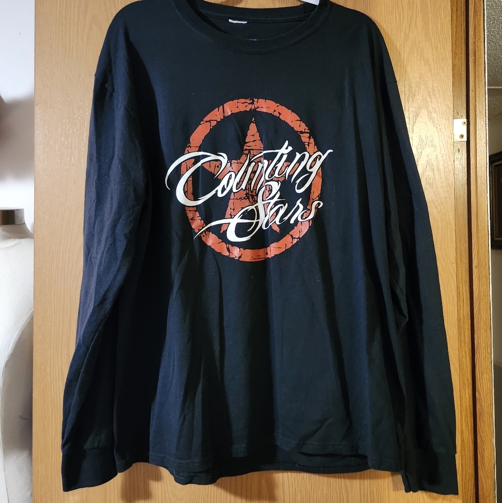 Black Graphic Long Sleeve Shirt